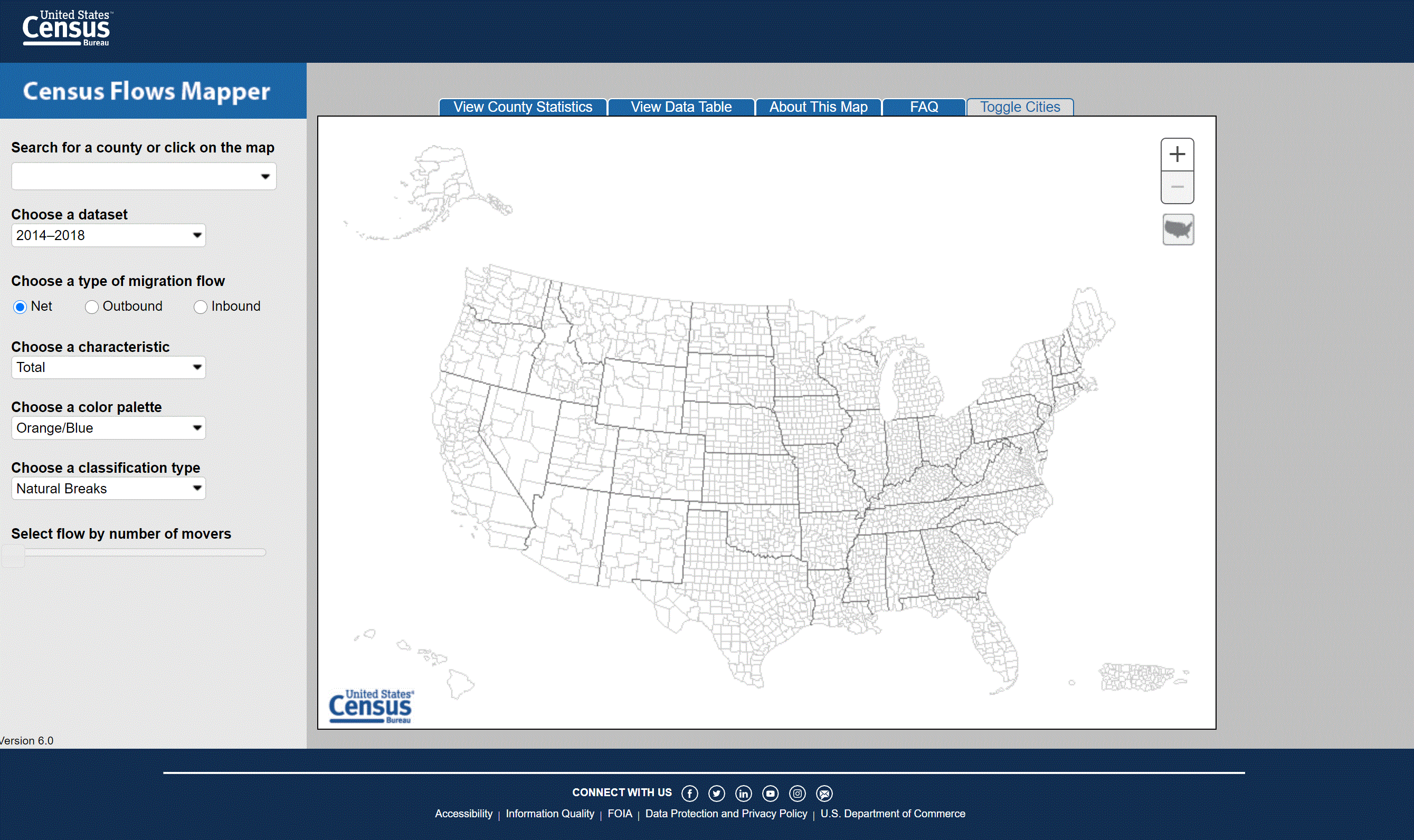 Census Flows Mapper