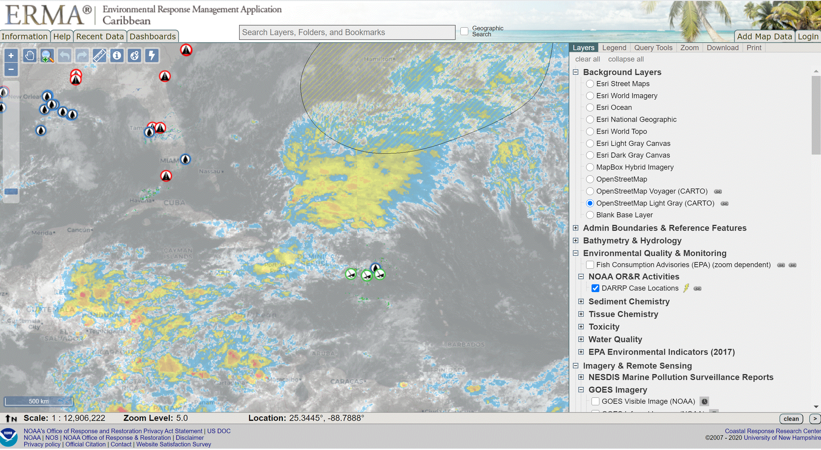 Environmental Response Management Application (ERMA)