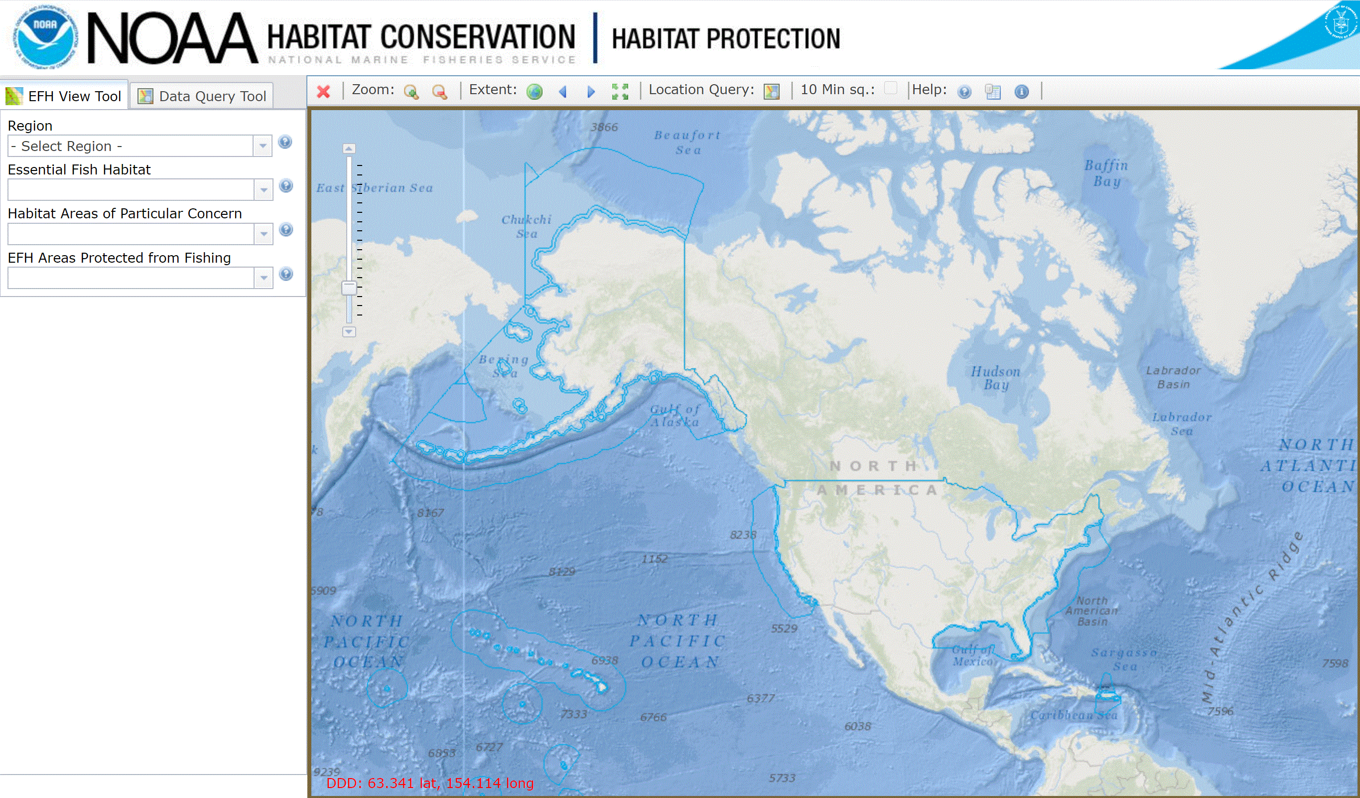 Essential Fish Habitat Mapper