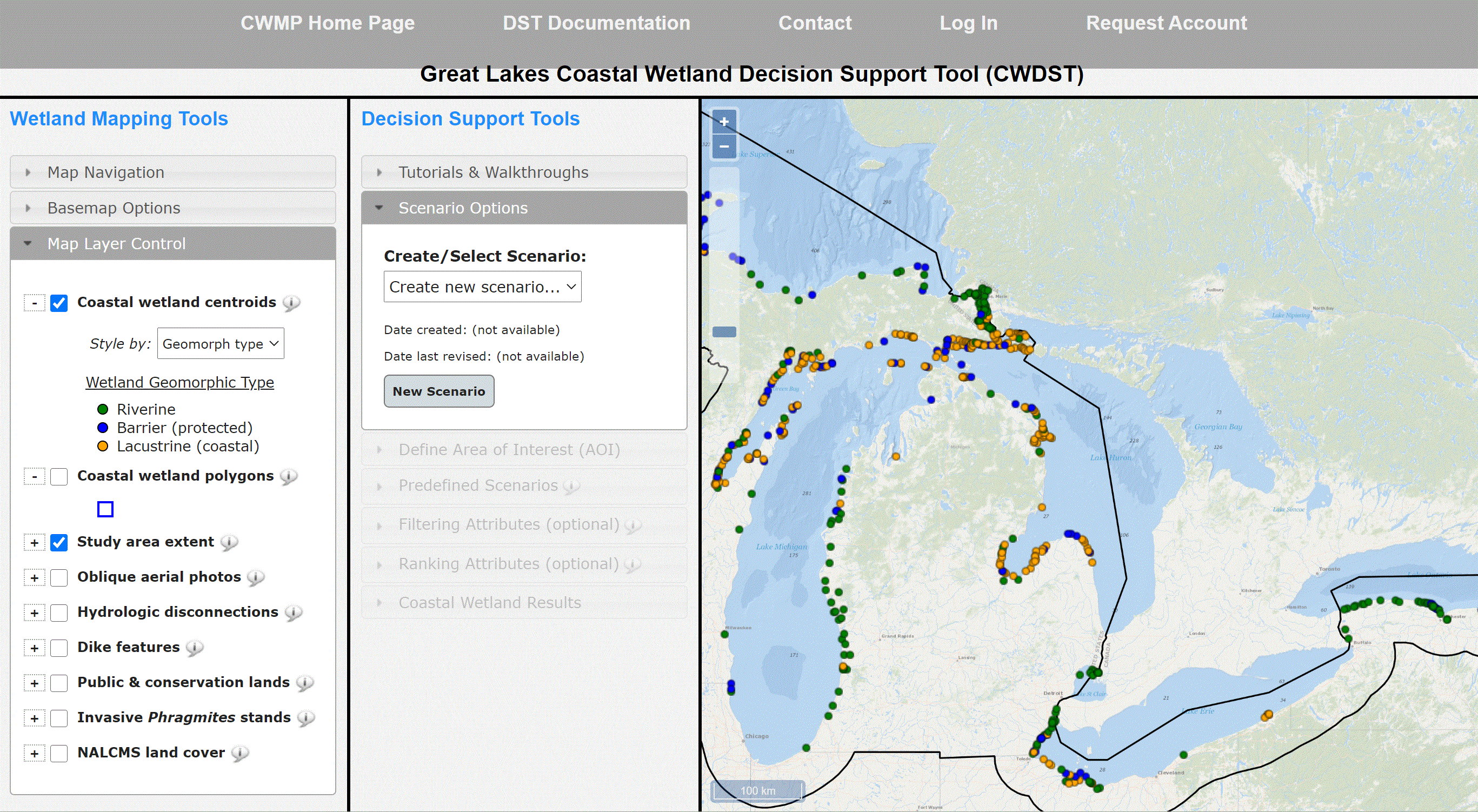 Great Lakes Coastal Wetland Decision-Support Tool