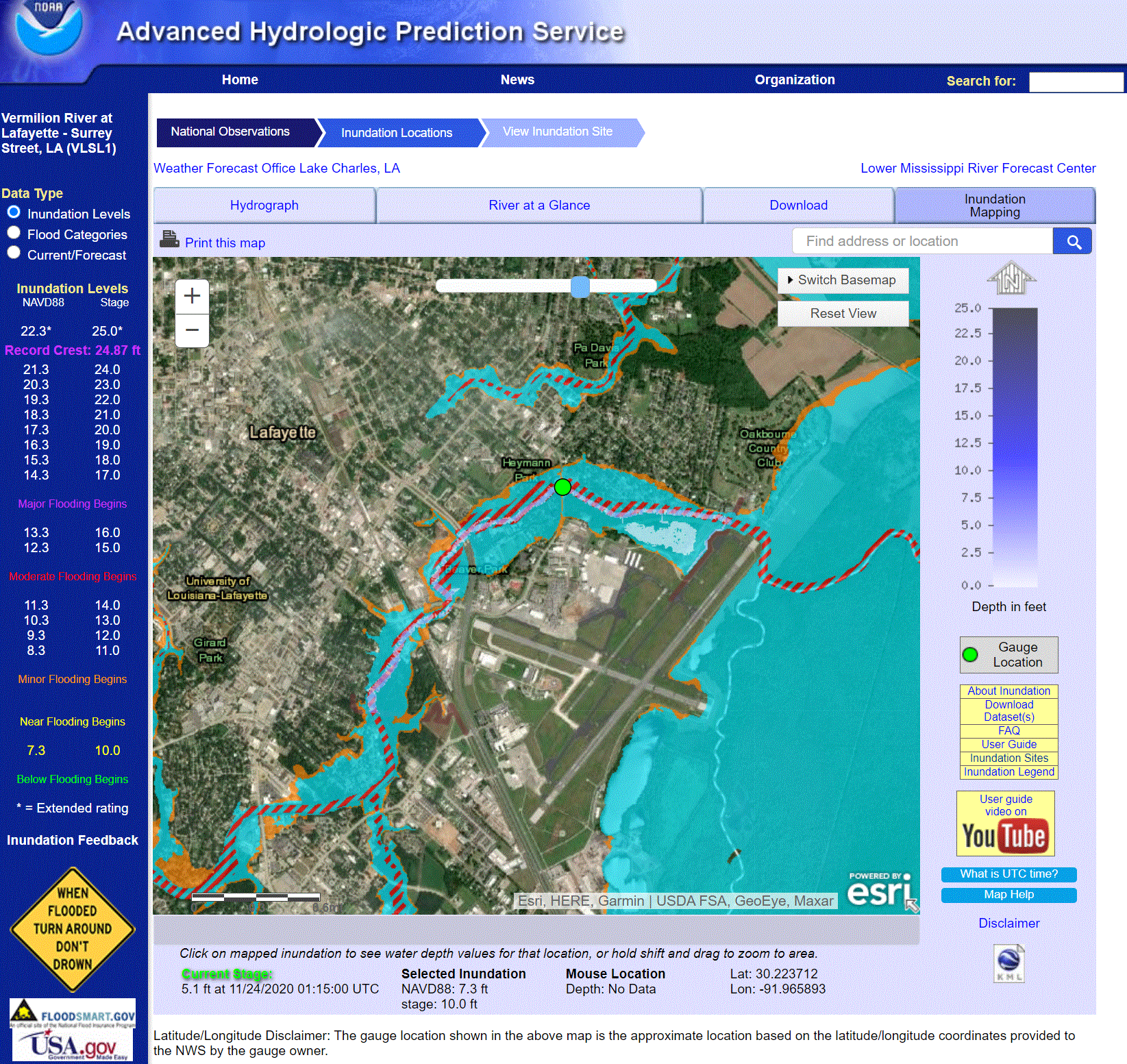 Riverine Flood Inundation Maps