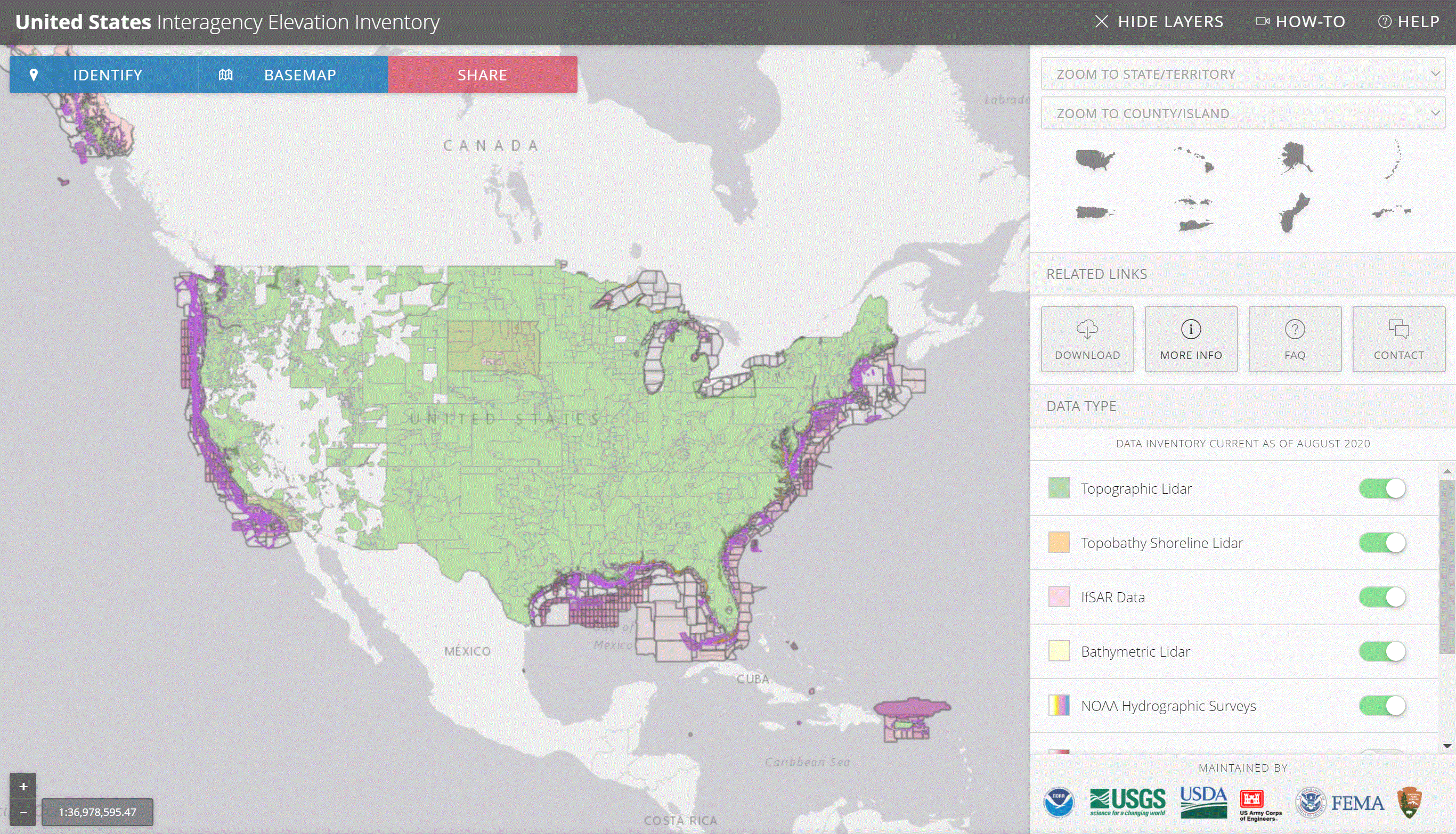 United States Interagency Elevation Inventory