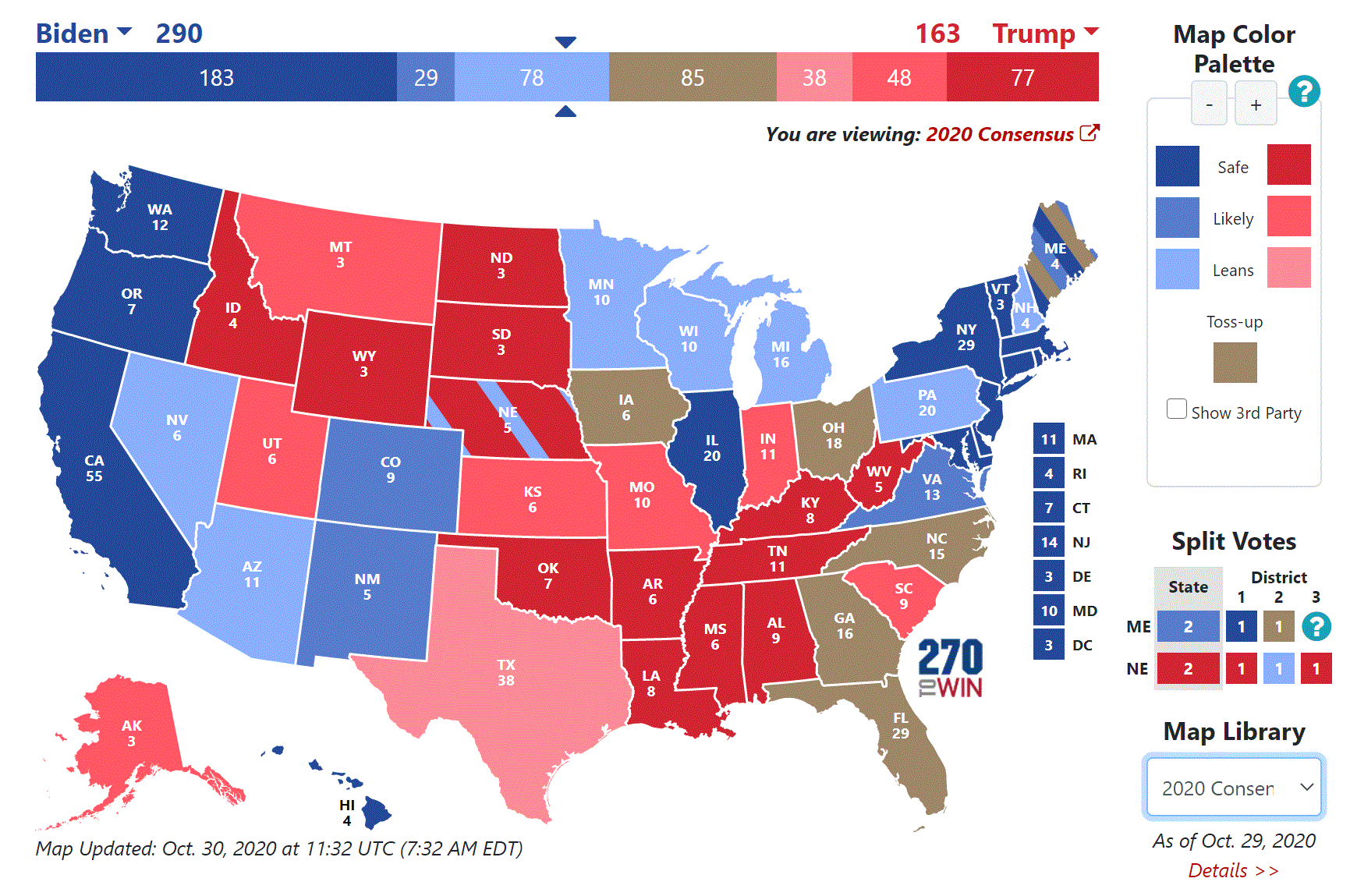 Presidential Election Interactive Map