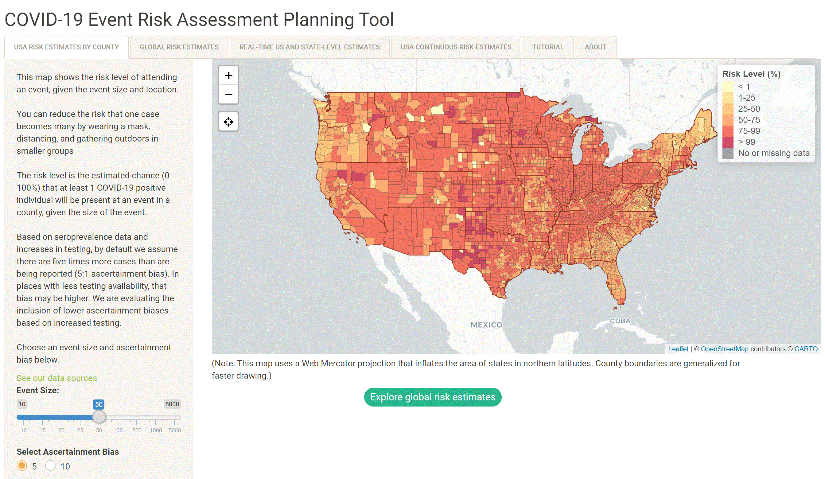 COVID-19 Event Risk Assessment Planning Tool