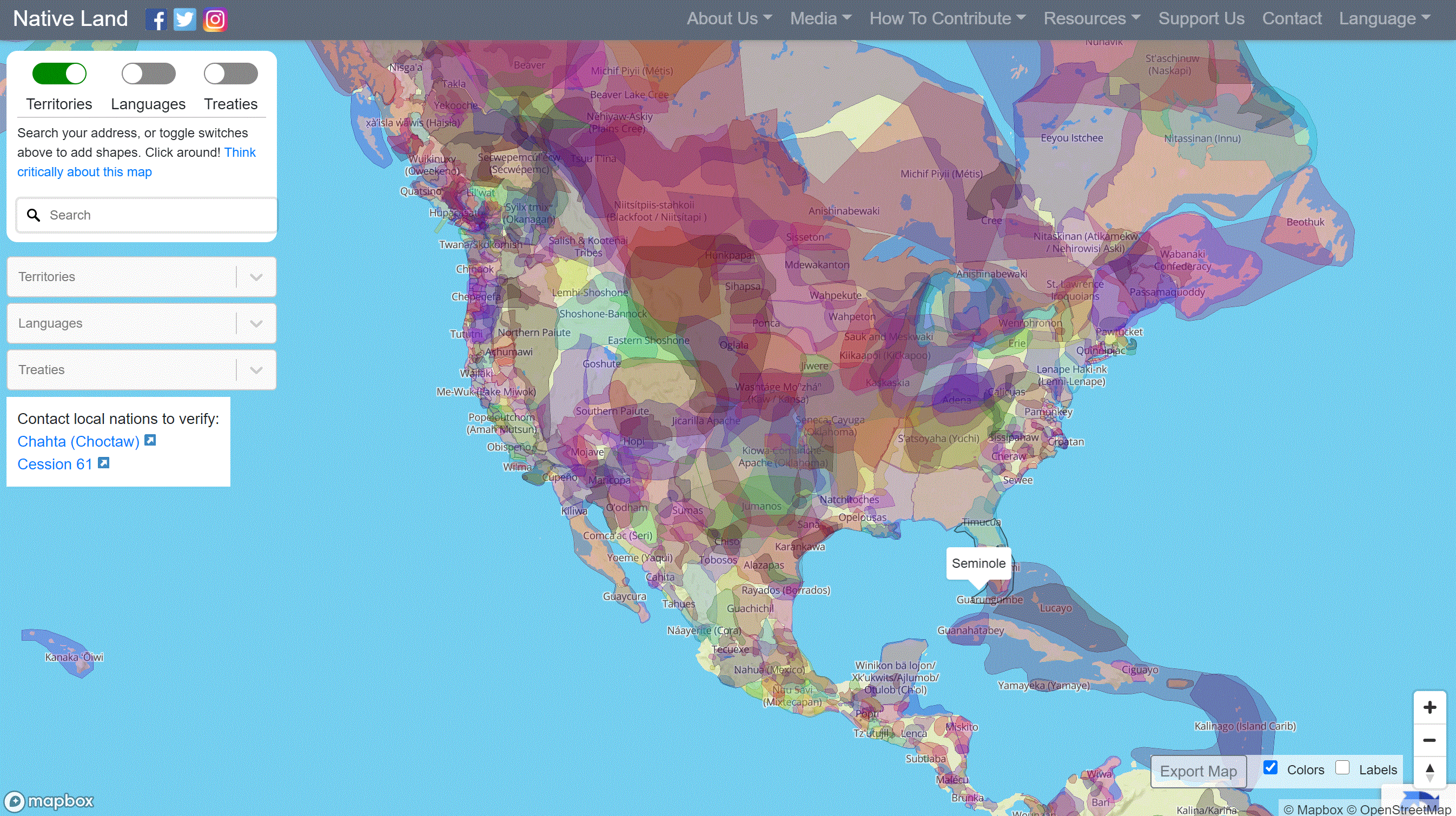 Native Land Map