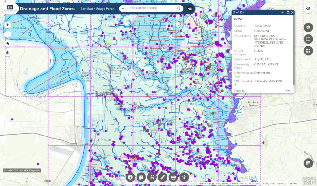 Drainage and Flood Zones