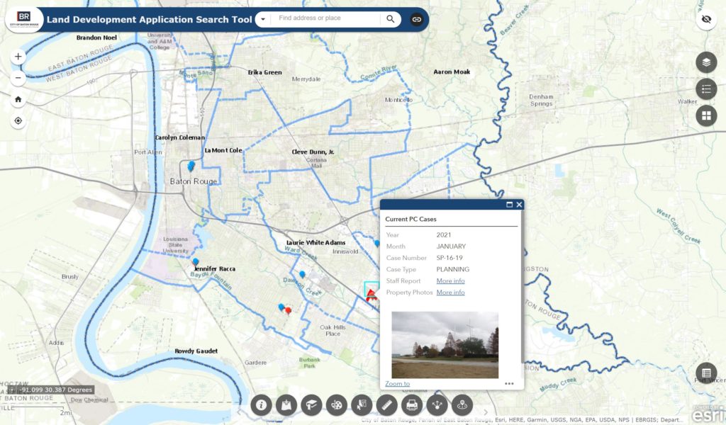 Land Development Application Search Tool