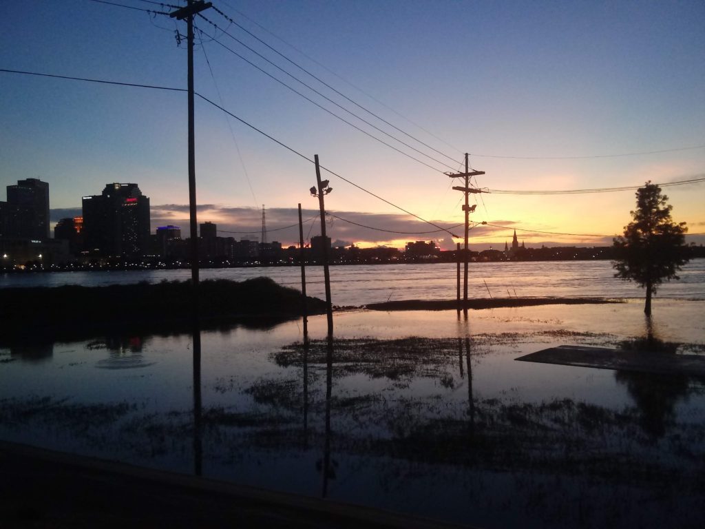 Mississippi River in Algiers Point