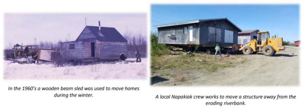 Napakiak home being moved