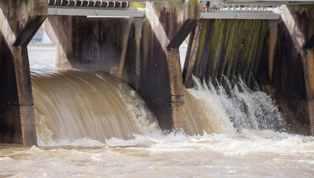 spillway flooding