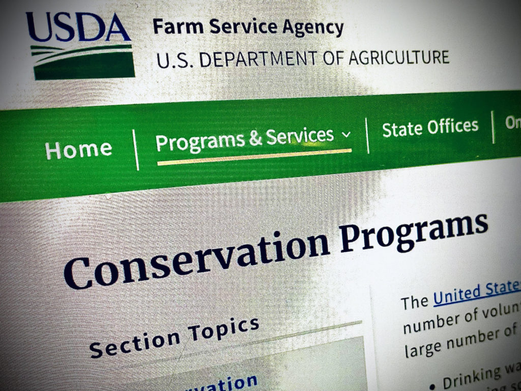 Farm Service Agency climate change grants