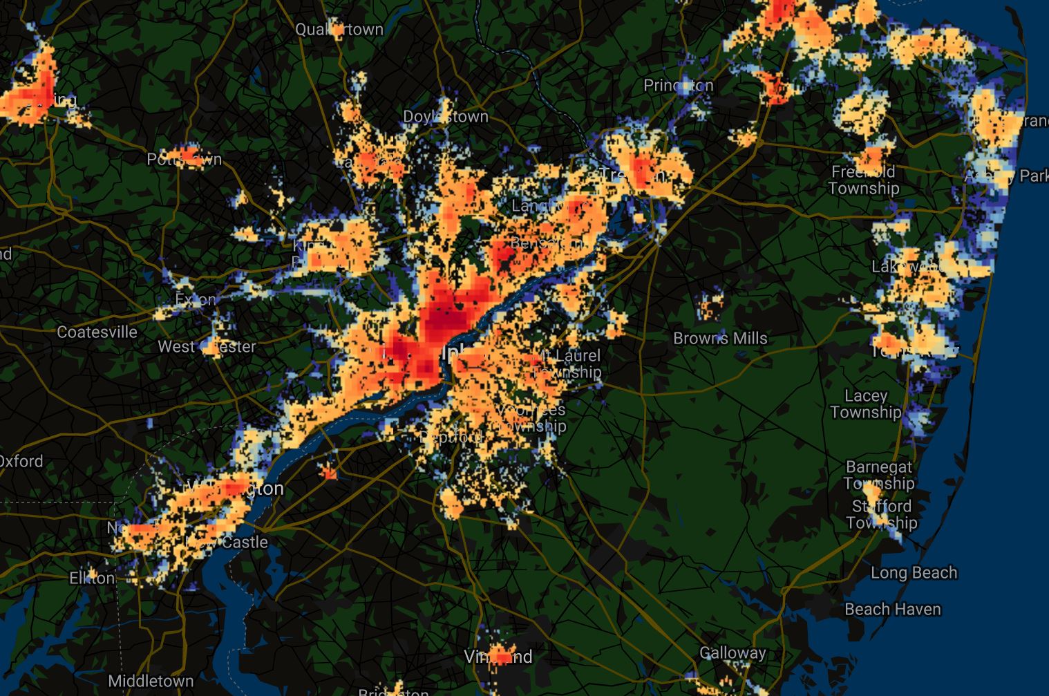 urban heat in the northeast