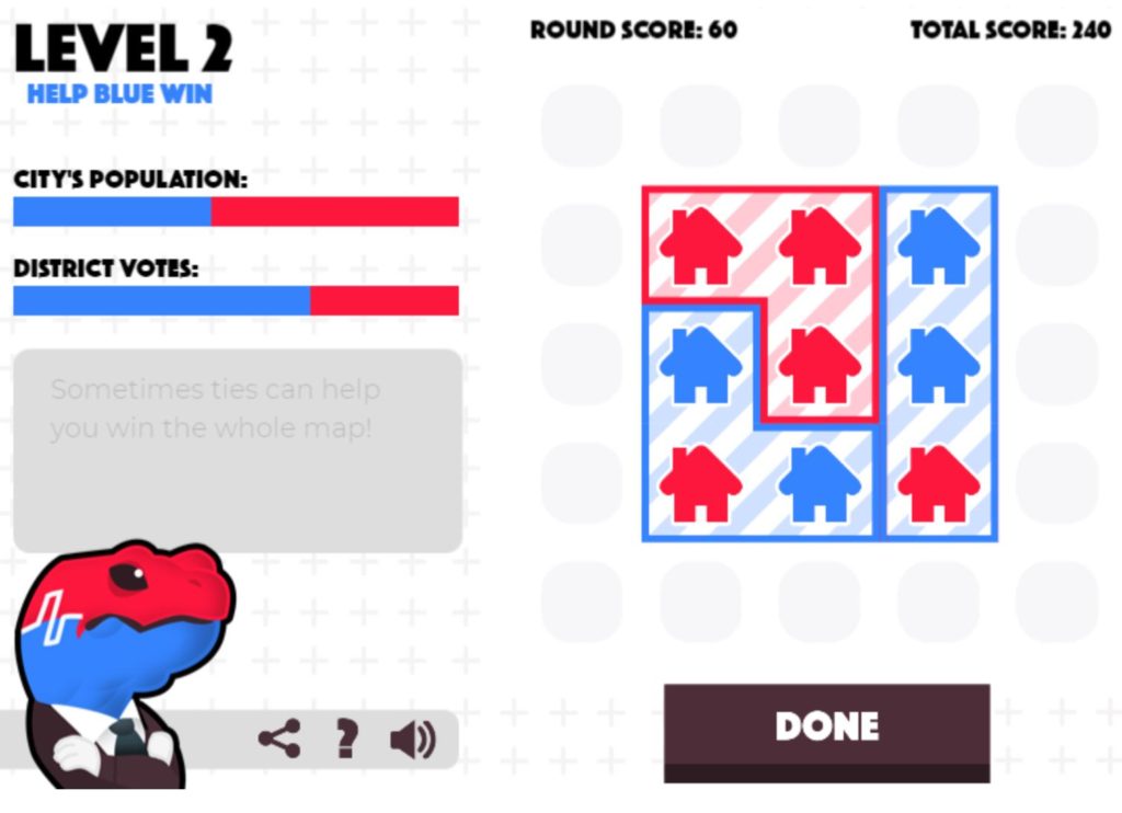 gerrymandering game