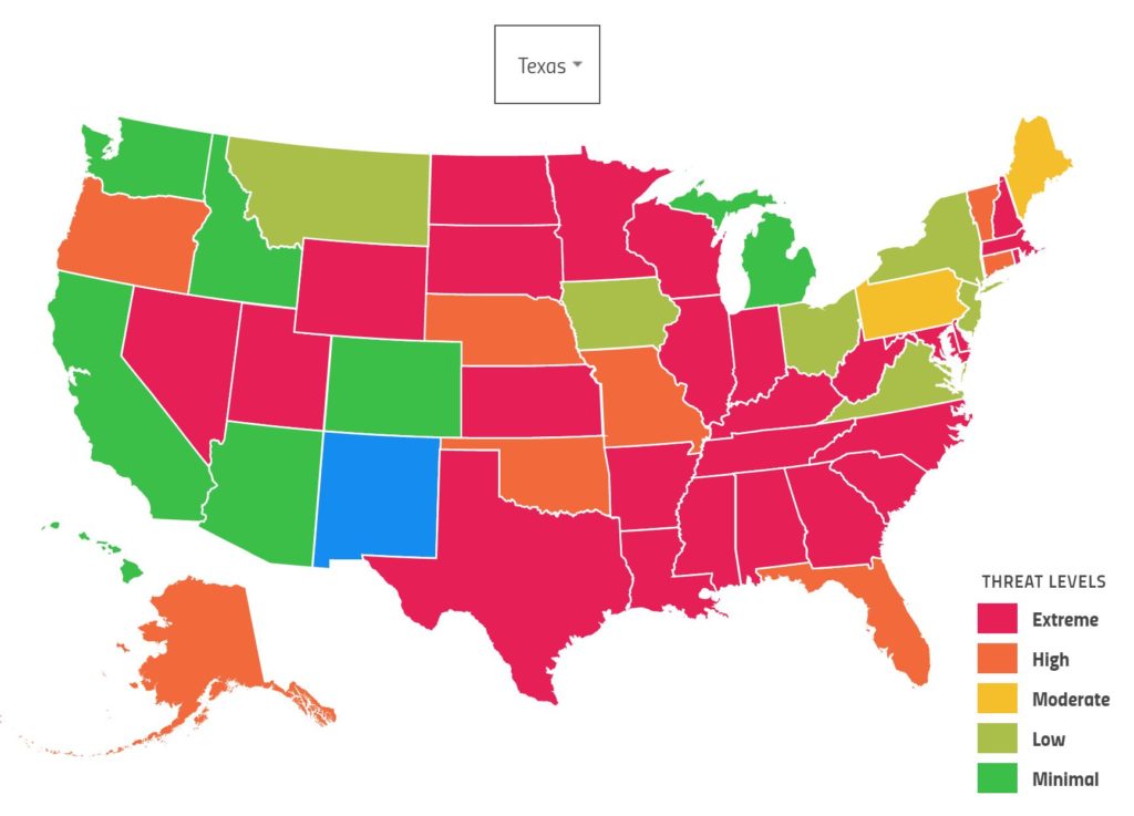 gerrymandering map