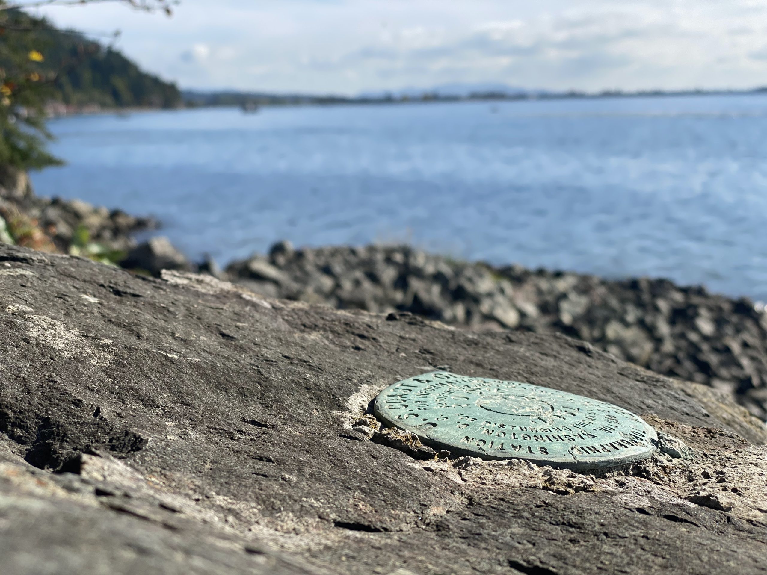 benchmark along the coast