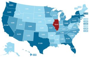 homelessness found throughout the United States