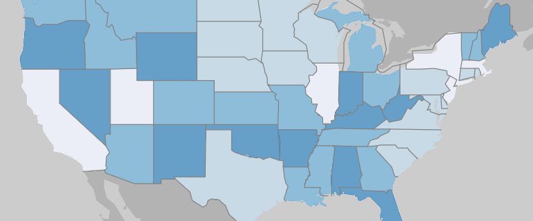 Divorce rate in United States